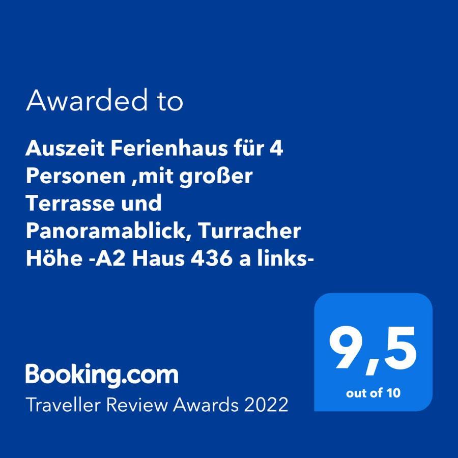 Auszeit Ferienhaus Fur 6 Personen ,Mit Grosser Terrasse Und Panoramablick, Turracher Hohe -A1 Haus 436 A Links- Exteriör bild